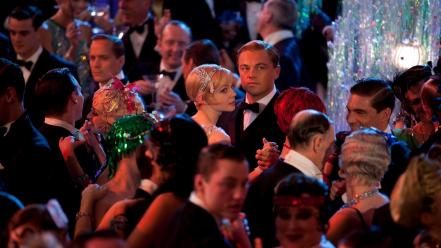 Party leonardo dicaprio carey mulligan the great gatsby wallpaper