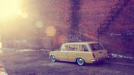 Vehicles old cars lada 2102 russian wallpaper