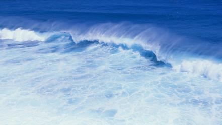 Water waves surfing panorama seascapes wallpaper