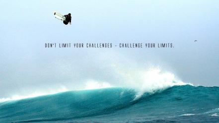 Waves quotes surfing inspirational wallpaper