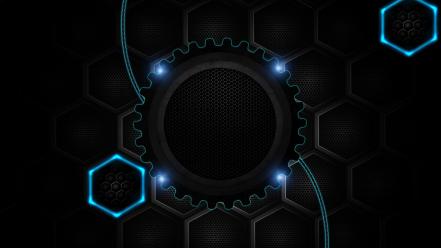 Abstract technic technologic wallpaper