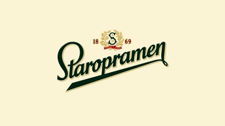 Beers logos white background staropramen wallpaper