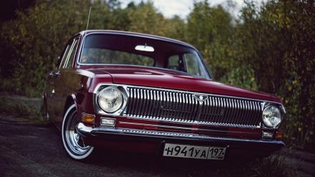 Cars engines drive chrome old gaz volga russian wallpaper