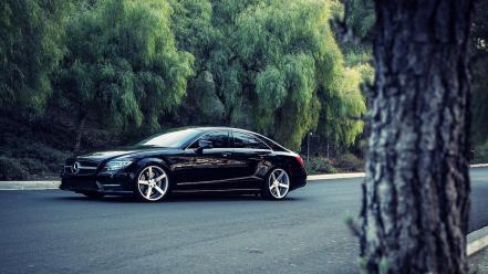 Cars roads vehicles mercedes-benz mercedes benz cls550 automobile wallpaper