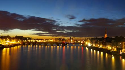 Holland maastricht the netherlands cities skyline hotel wallpaper