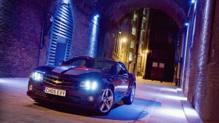 Lights cars chevrolet vehicles camaro ss automobile wallpaper