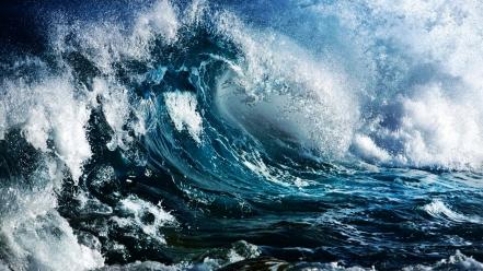 Ocean waves storm sea wallpaper
