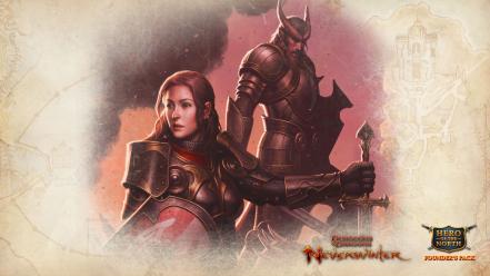 Video games dungeons and dragons fighter dragons: neverwinter wallpaper