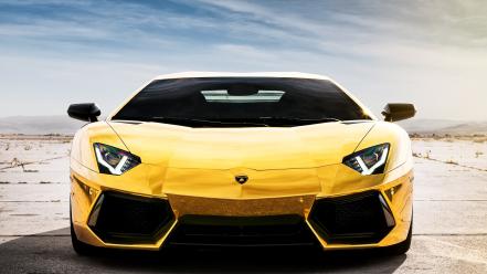 Cars lamborghini italian luxury sport yellow aventador lp700-4 wallpaper