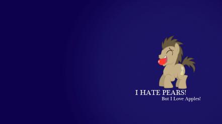 Hate ponies pears dr whooves wallpaper