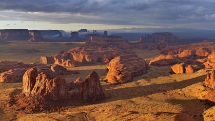 Landscapes nature canyon cliffs monument valley evening wallpaper