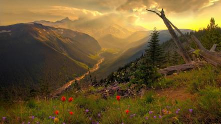 Landscapes nature panorama twilight (time of day) wallpaper
