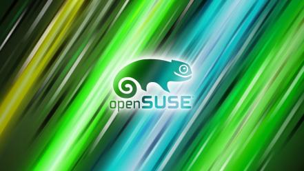 Linux opensuse rays wallpaper