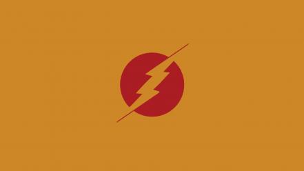 Minimalistic dc comics flash comic hero wallpaper