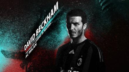 Soccer david beckham athletes ac milan football player wallpaper