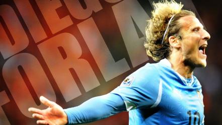 Soccer uruguay diego forlan football player wallpaper