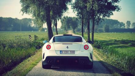 Streets cars ferrari farms 599 gto wallpaper