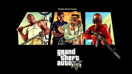 Video games grand theft auto rockstar v 5 wallpaper