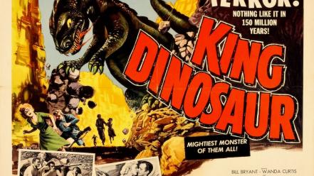 Vintage king cinema movie posters dinosaur wallpaper