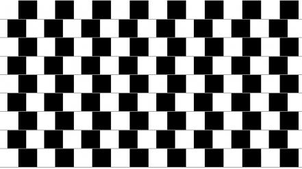 Black and white optical illusions boxes wallpaper