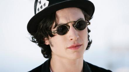 Cards men sunglasses actors hats ezra miller wallpaper