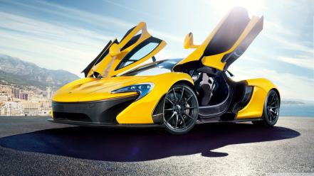 Cars 2014 yellow mclaren p1 wallpaper