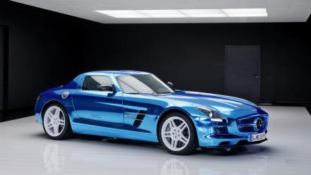 Cars electric coupe 2014 sls amg mb wallpaper