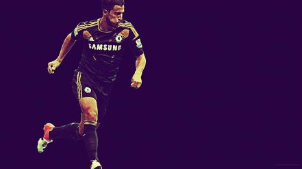 Chelsea stars football teams player eden hazard wallpaper