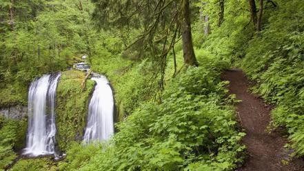 Falls oregon creek columbia wallpaper