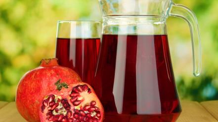 Fruits pomegranate juice wallpaper