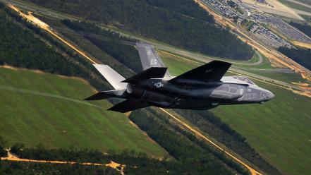 Military fighters f35 jet wallpaper