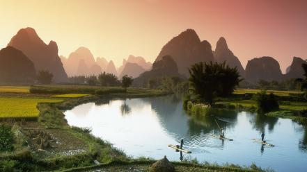 Nature china fishing wallpaper