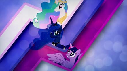 Pony: friendship is magic rule three alicorns wallpaper