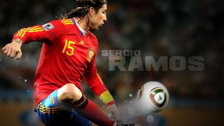 Soccer spain sergio ramos stars football player wallpaper