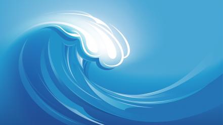 Waves vector illustrations graphic art sea wallpaper