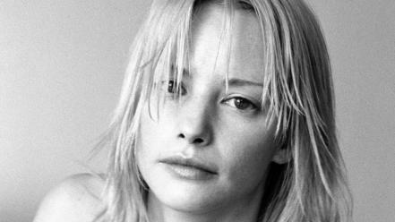Sienna Guillory Grayscale wallpaper