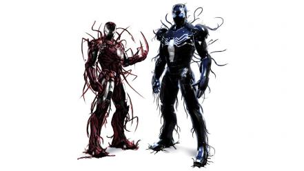 Carnage iron man marvel comics venom fan art wallpaper