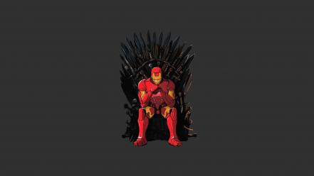 Iron man artwork game of thrones wallpaper