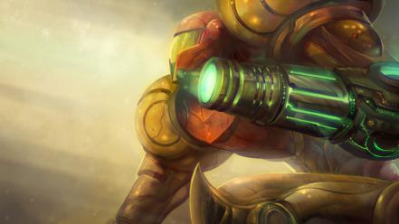 Metroid samus aran varia wallpaper