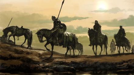 Rider knights fantasy art artwork wallpaper
