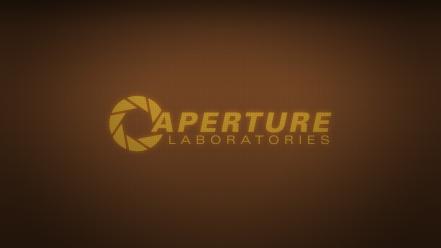 Science portal minimalistic aperture laboratories 2 wallpaper