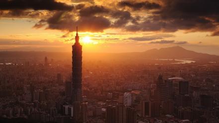 Taipei 101 cities wallpaper