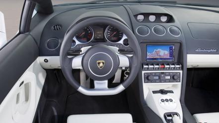 Cars lamborghini vehicles steering wheel wallpaper