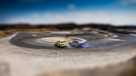 Cars nissan tilt-shift vehicles drifting speedhunters.com wallpaper