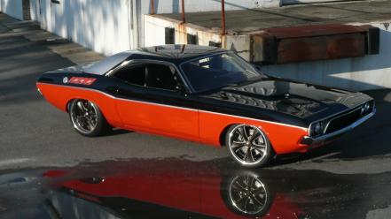 Dodge tuning wheels challenger r/t american auto wallpaper