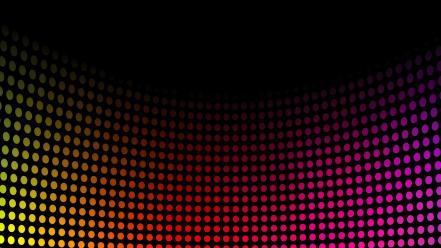 Music spectrum disco dots colors wallpaper
