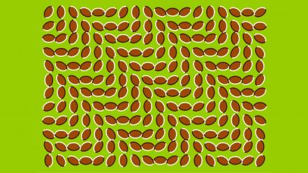 Trippy optical illusions beans tricks wallpaper