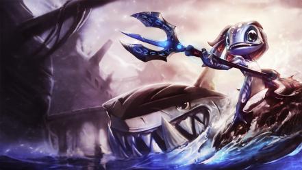 Video games league of legends sharks fizz sea wallpaper