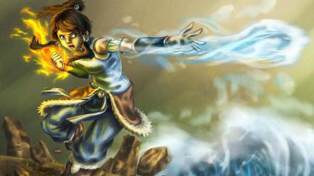 Water avatar fire korra avatar: the legend of wallpaper