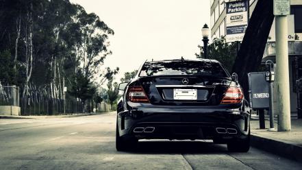 Benz c63 mercedes-benz black series amg automobile wallpaper